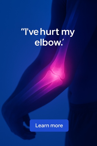 Neon Elbow Glow: Eye-Catching Medical Visualization