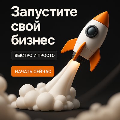 3D Rocket Launching Concept for Business Promotion