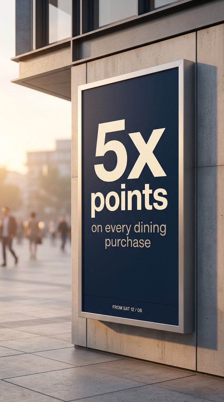 Modern urban billboard display