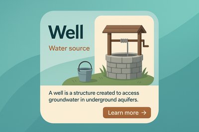 Illustrative Well Design with Informative Text