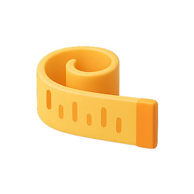 Stylish Curved Yellow Rubber Object