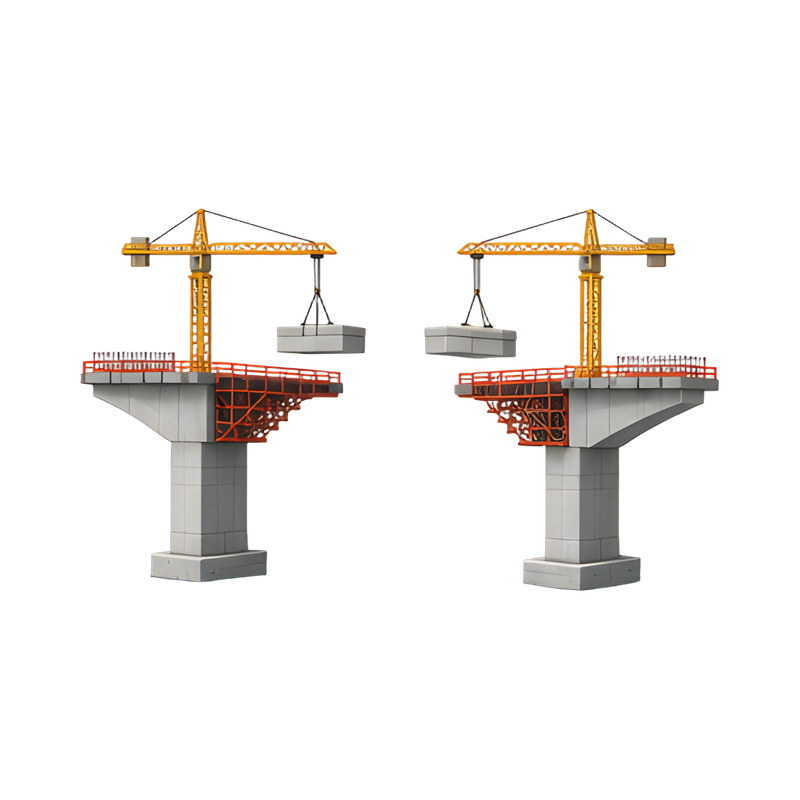 construction of a cantilever bridge