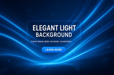 Elegant Light Background with Dynamic Waves