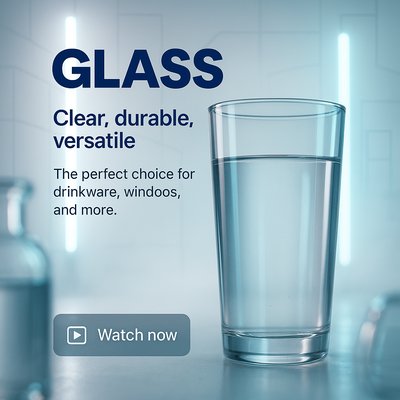 Promotional Image Highlighting the Benefits of Glass