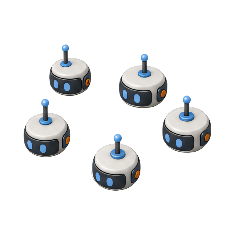 tiny swarm of robots in action