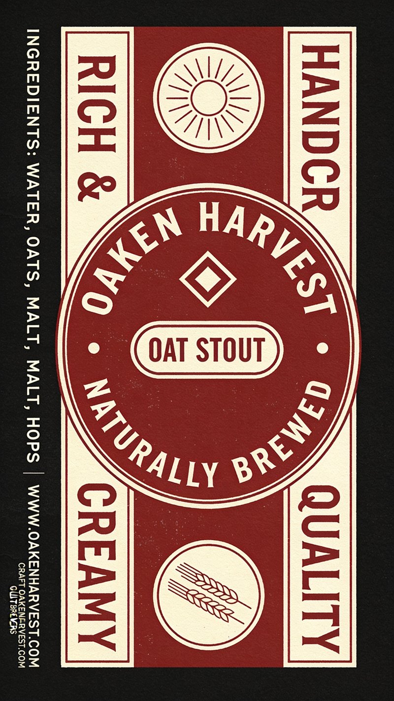 Oaken Harvest Oat Stout
