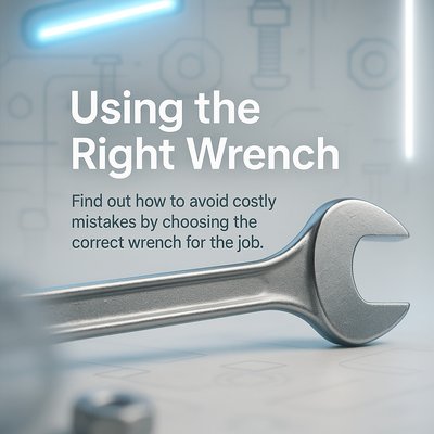 Informative Graphic on Selecting the Right Wrench for Tasks