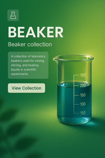Elegant Beaker Collection for Scientific Use