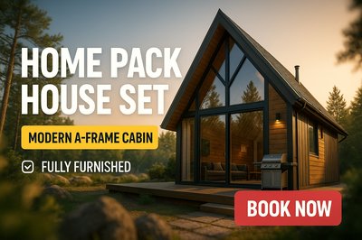 Promotional Image for A-Frame Cabin Rental