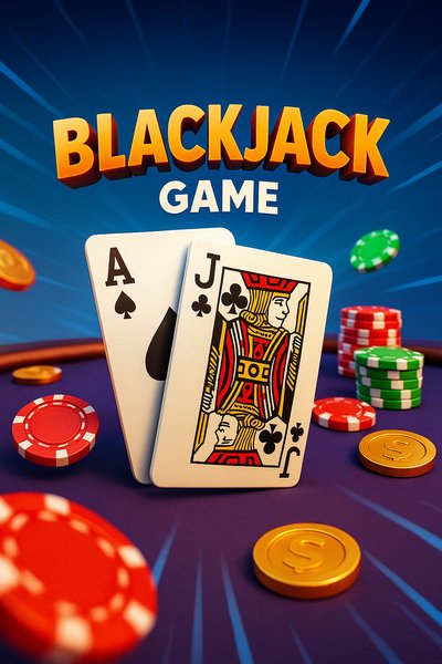 Dynamic Blackjack Table with Cards and Chips
