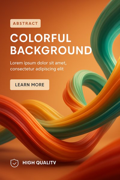 Vibrant Abstract Colorful Background Design for Visual Impact