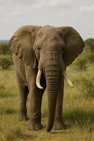 Majestic Elephant in Natural Habitat