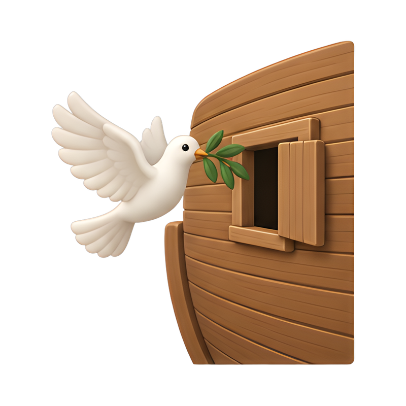 dove returning with olive leaf