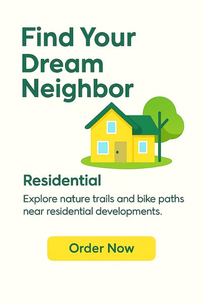 Promotional Graphic for Residential Neighborhood Exploration