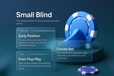 3D Web Design with Illusion of Small Blind Concept