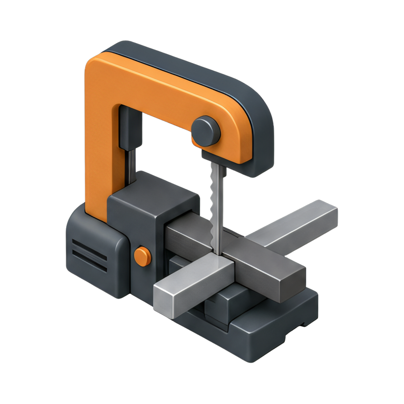 precision metal cutting bandsaw
