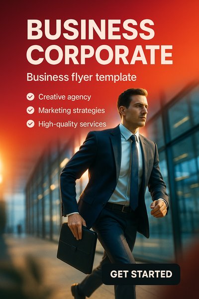 Professional Business Flyer Template for Agencies and Services