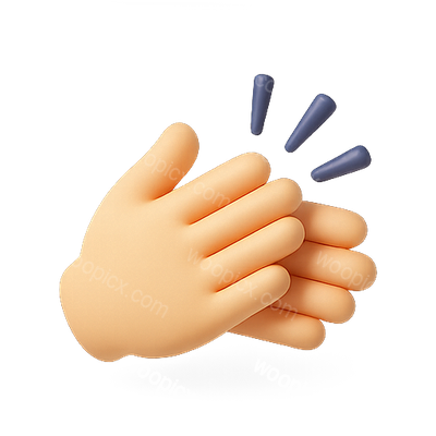 Clapping Hands Emoji Representing Applause