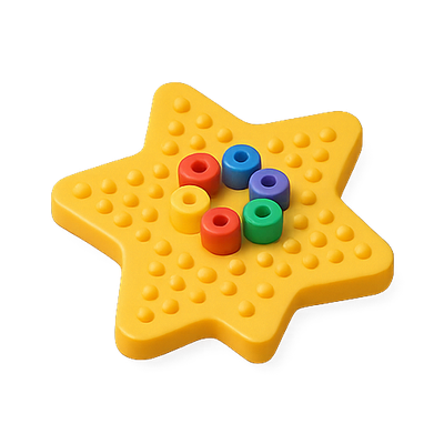 Colorful Star-Shaped Educational Toy for Children