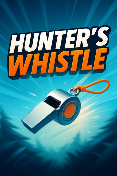 Dynamic Hunter's Whistle Illustration with Engaging Design