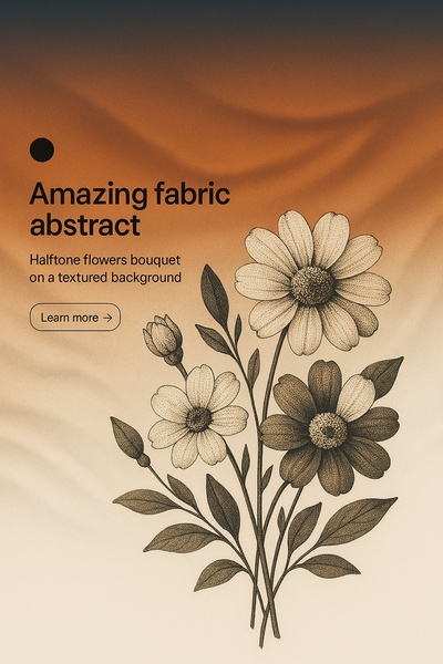 Stylish Floral Abstract Background for Textiles and Cards