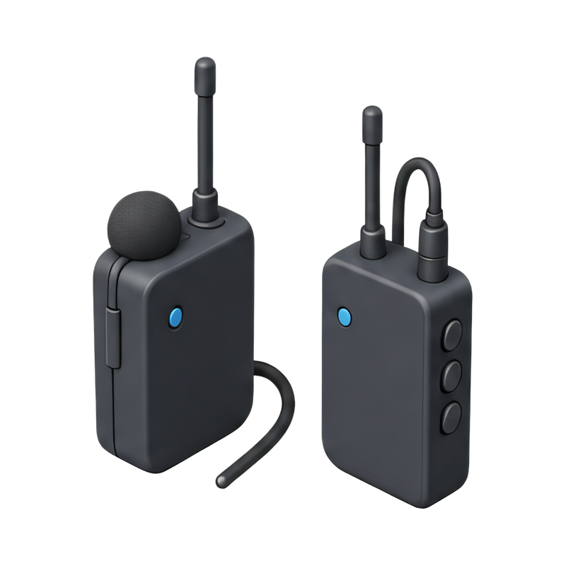 compact wireless microphone transmitters