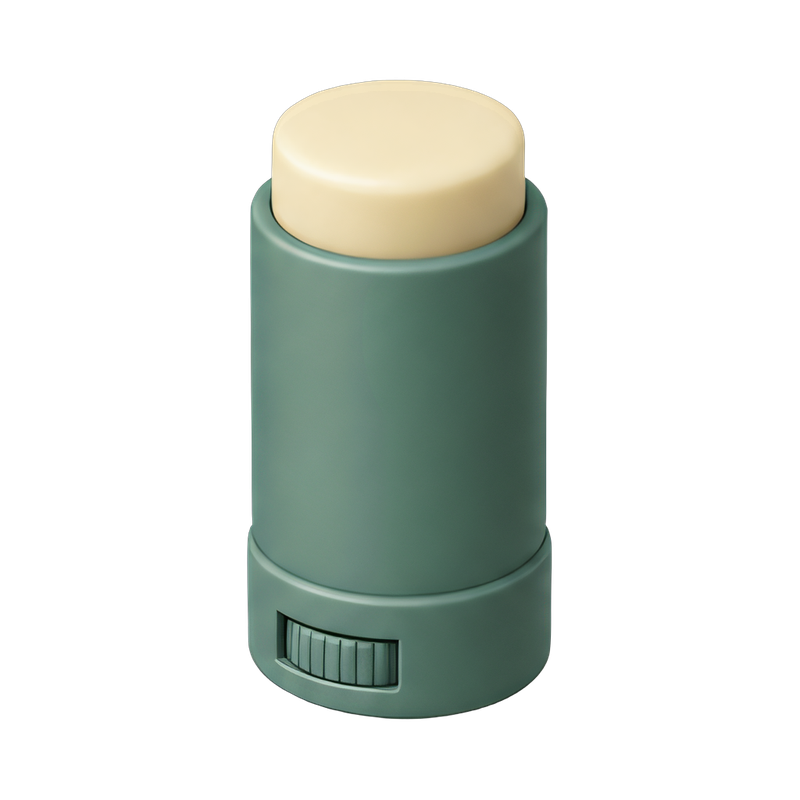 minimalist solid deodorant tube
