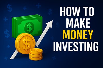 Investment Guidance Graphic Featuring Money Growth Concepts