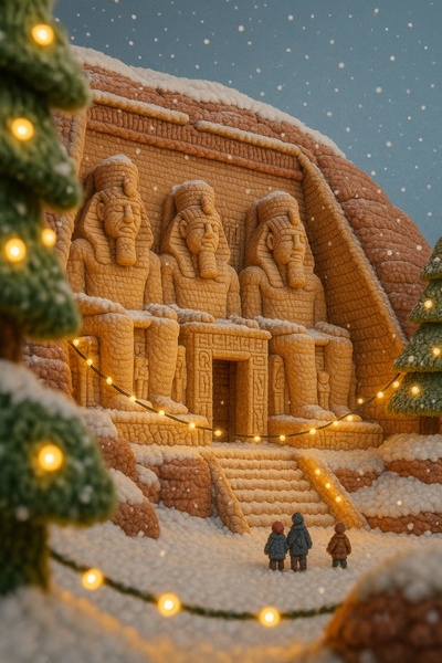 Magical Abu Simbel: A Cozy 3D Scene