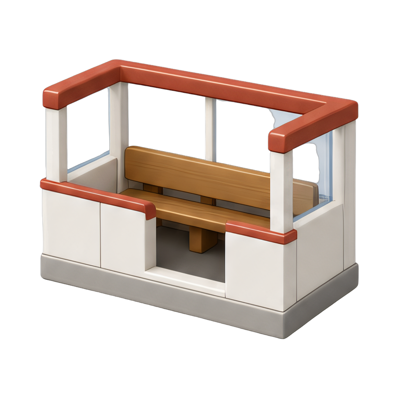penalty box with seating