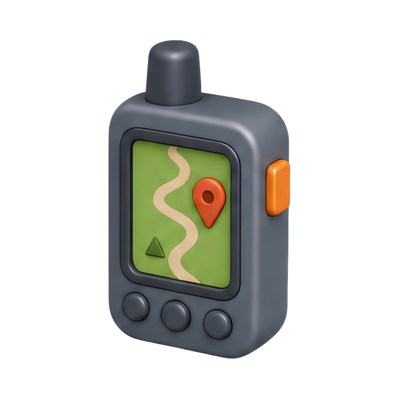 compact handheld GPS device