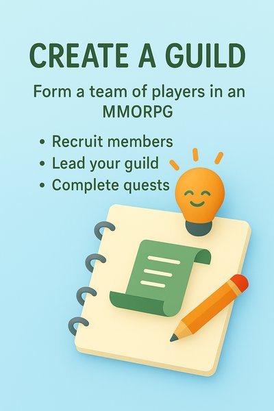 Promotional Graphic for MMORPG Guild Creation