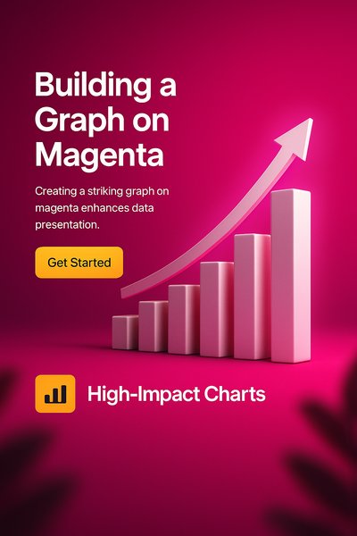 Stylish Graph Building Guide on Magenta Background