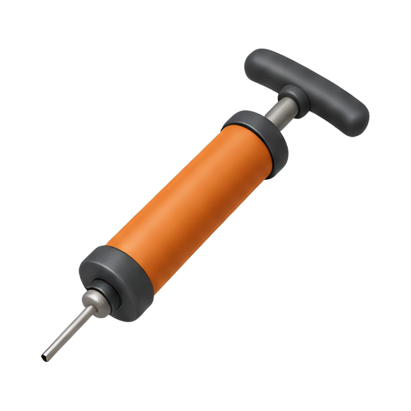 Portable ball pump with needle