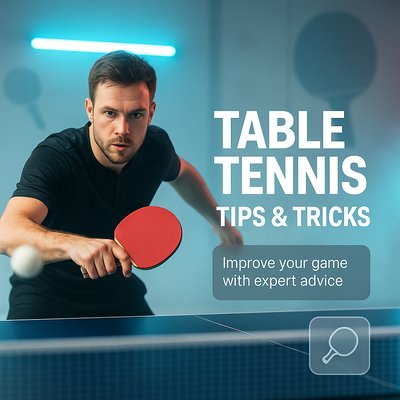 Engaging Table Tennis Tips and Tricks Graphic