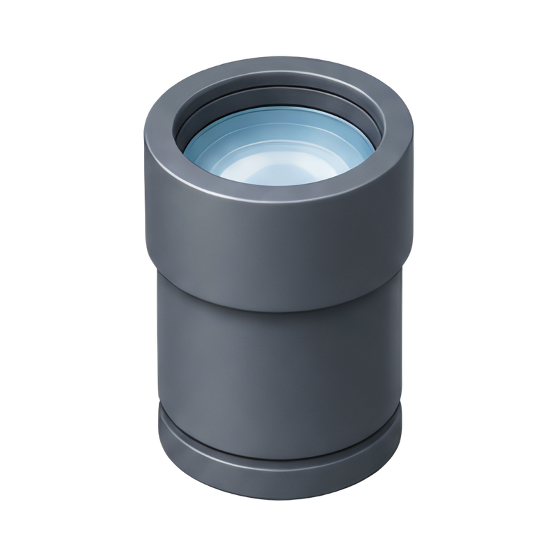 Cylindrical lens on a table