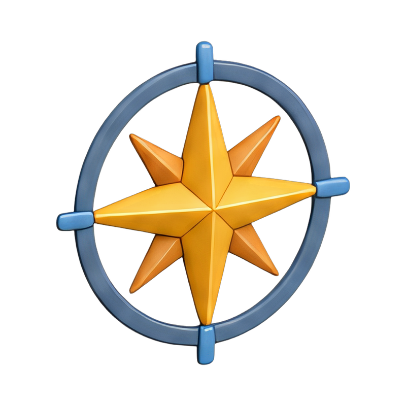 vintage compass rose illustration