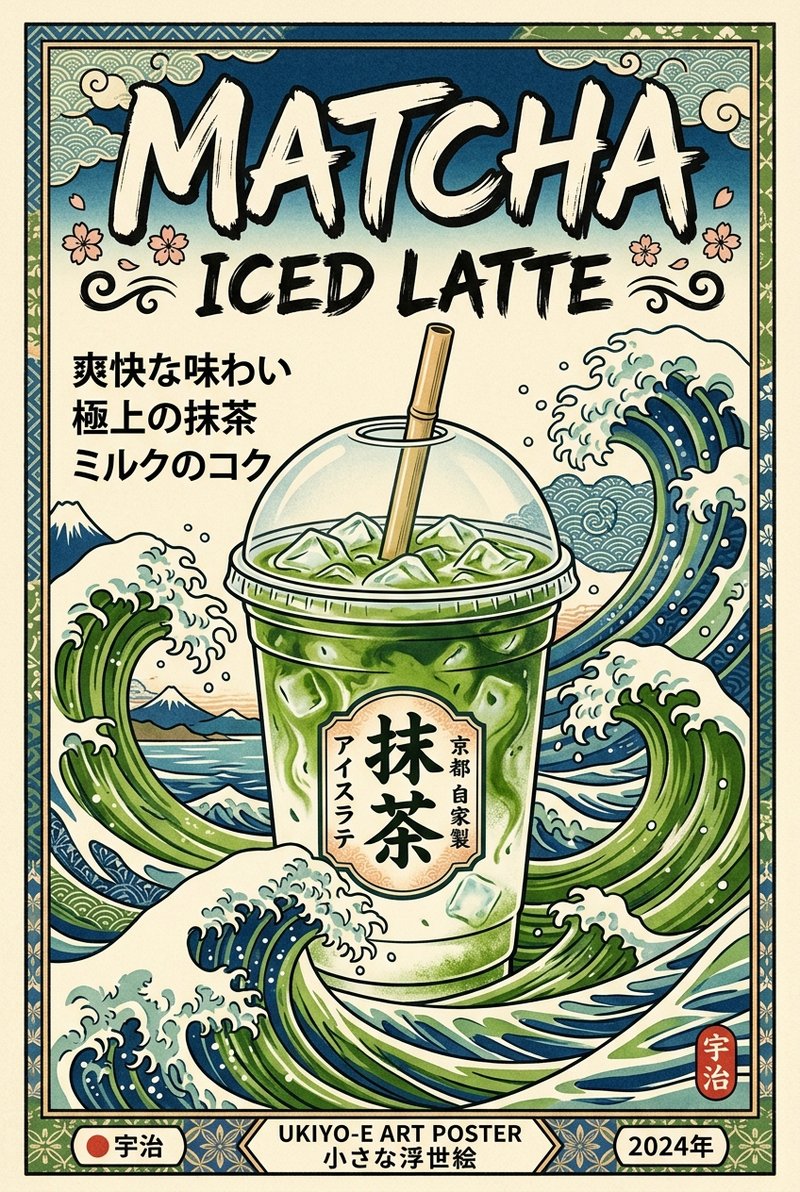traditional matcha tea scene