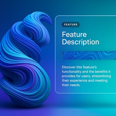 Harmonious Swirling Patterns on Gradient Background
