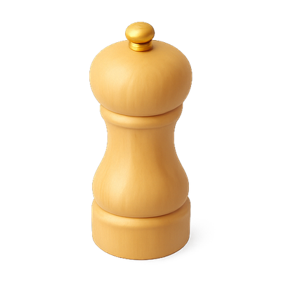 Stylish Wooden Pepper Mill for Culinary Use