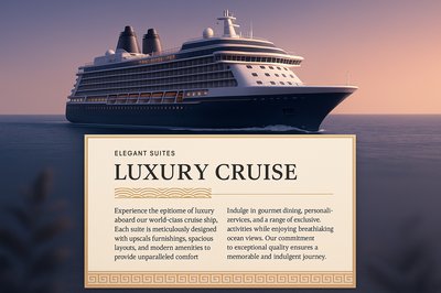 Luxurious Cruise Ship Design with Elegant Features