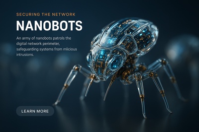 Hyperrealistic Nanobots Guarding Digital Perimeter