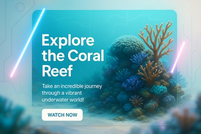 Underwater Exploration Promotional Graphic