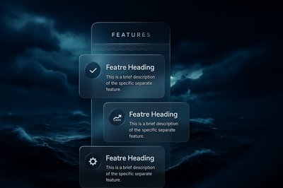 Haunting Maritime Landscape with Dark Sky and Ocean