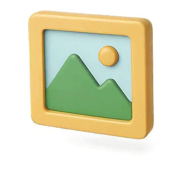 Colorful Animated Picture Frames with Scenic Views
