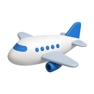 Colorful Toy Airplane Model