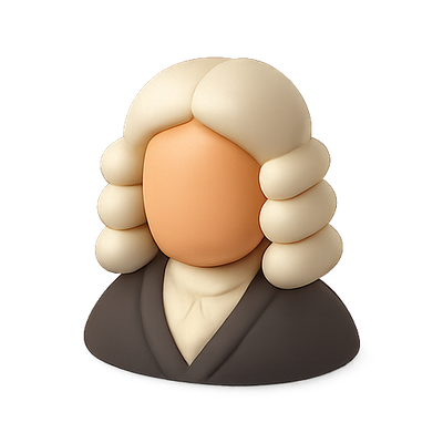 Stylized 3D Bust of a Historical Figure
