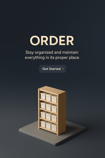 Elevated Perspective of a 3D Organizational Scene