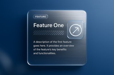 Dynamic Metallic Pattern for Web Design Feature Blocks
