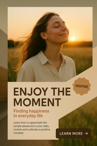 Captivating Sunset Portrait of a Joyful Woman in a Field